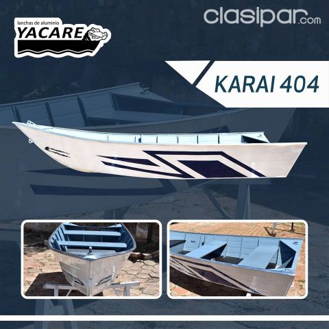 LANCHA 100% personalizable / MODELO KARAI 404 / SIN TRAILER. | Clasipar Náutica - LANCHA 100% personalizable / MODELO KARAI 404 / SIN TRAILER.