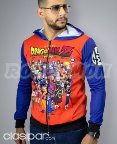 CAMPERA CON DISEÑO DE DRAGON BALL - TALLE M | Clasipar Ropa y calzados - CAMPERA CON DISEÑO DE DRAGON BALL - TALLE M