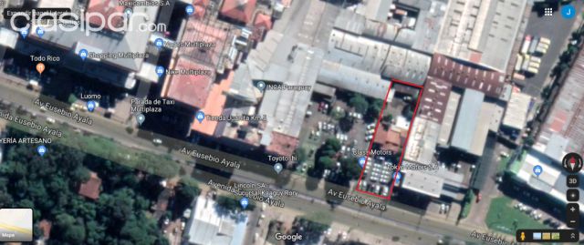 Vendo Terreno sobre Eusebio Ayala a lado de Tokio Motors 1.372 mts2 | Clasipar Terrenos - Vendo Terreno sobre Eusebio Ayala a lado de Tokio Motors 1.372 mts2