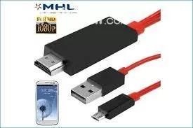 Menotek Micro USB to HDMI MHL Adapter IMPROVED WITH RCP Remote Control Protocol HTC Evo 3D for Samsung Galaxy S2 Galaxy Nexus Sprint Epic 4G Touch HTC Sensation 4G HTC Evo 4G Tablet