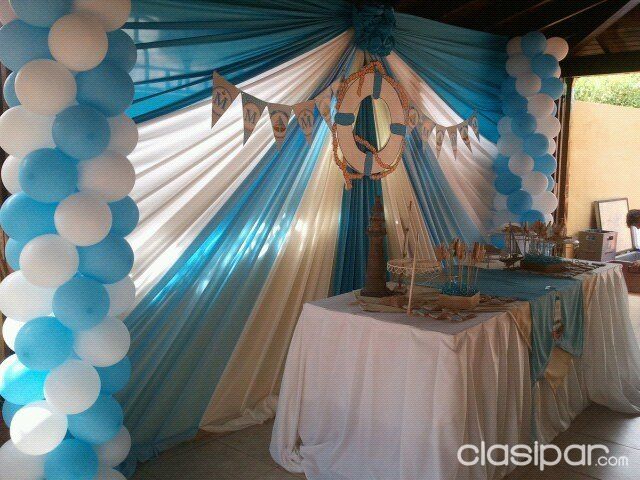 Decoraciones Infantiles con Globos y Telas.. | Clasipar ...