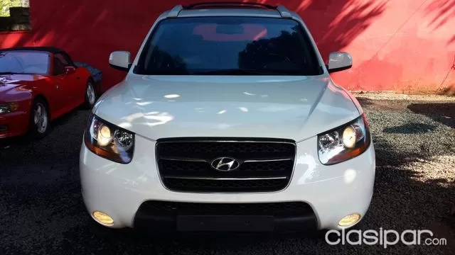 Hyundai Santa Fe 2007 Blanco Perla Full Equipo 64257 Clasipar