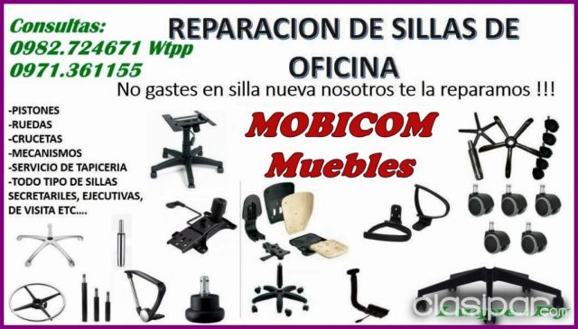 ARREGLO SILLAS MUEBLES OFICINA!! | Clasipar.com en Paraguay ARREGLO SILLAS MUEBLES OFICINA!! | Clasipar.com en Paraguay
