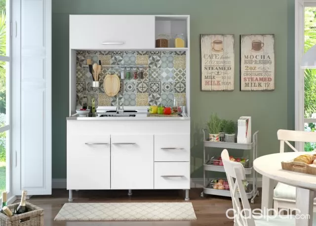 Mueble De Cocina Dani De Color Blanco 1104414 Clasipar